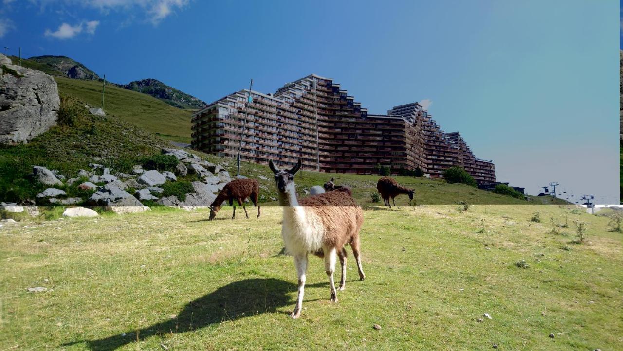 STUDIO en PLEINE MONTAGNE AVEC VUE SUR MARMOTTES La Mongie Extérieur photo